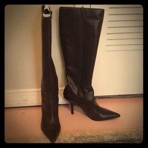 Nine West leather boots.